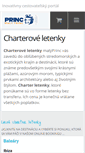 Mobile Screenshot of charterove-letenky.malyprinc.sk